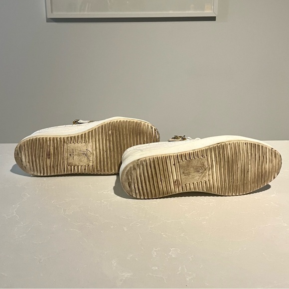 Giuseppe Zanotti Zip-Detailed Lace Up Sneakers - Picture 9 of 11